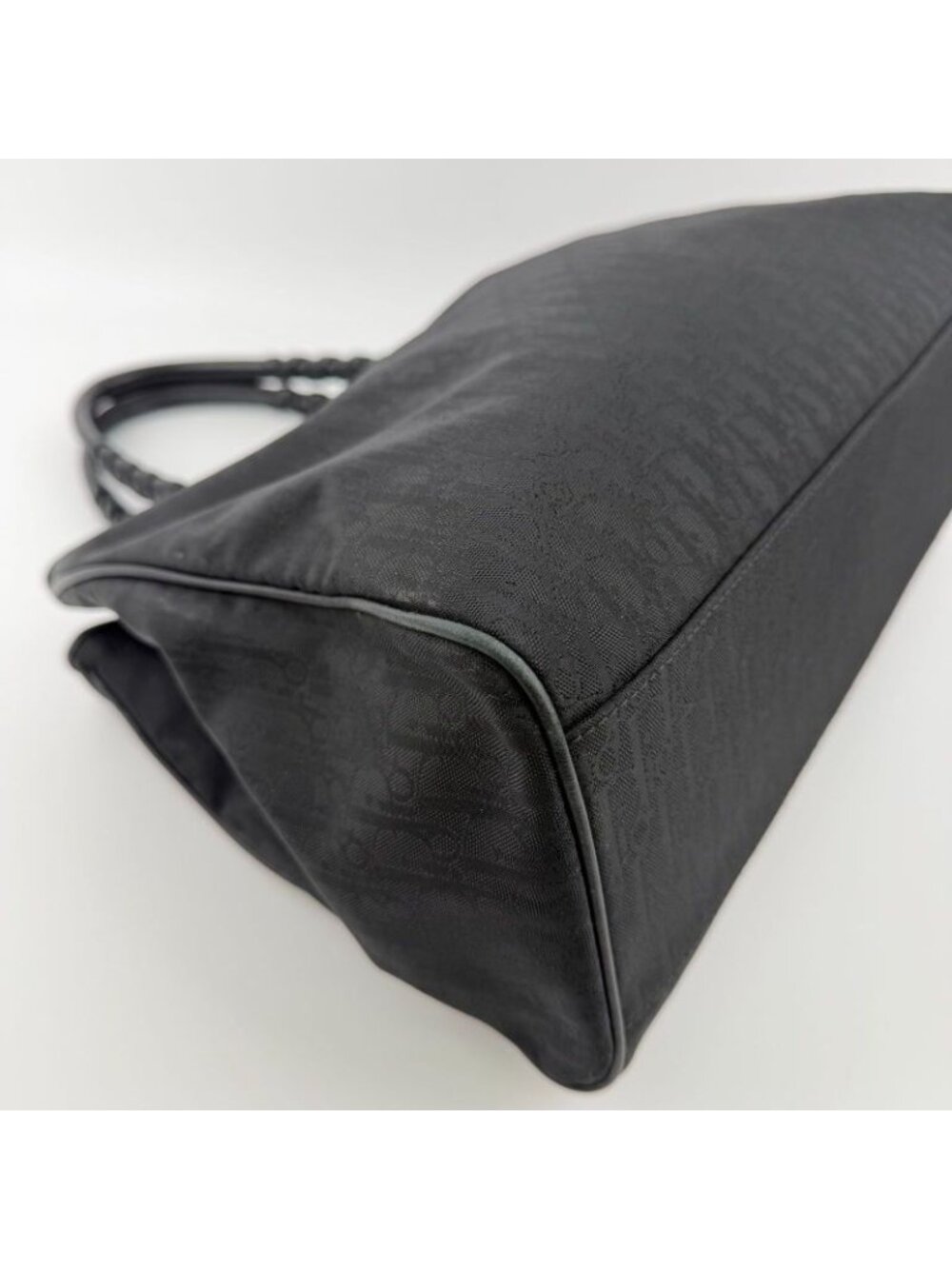 Dior Tote Black Nylon Canvas Vintage - Picture 10 of 15